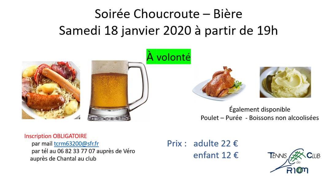 Soirée Choucroute Bière