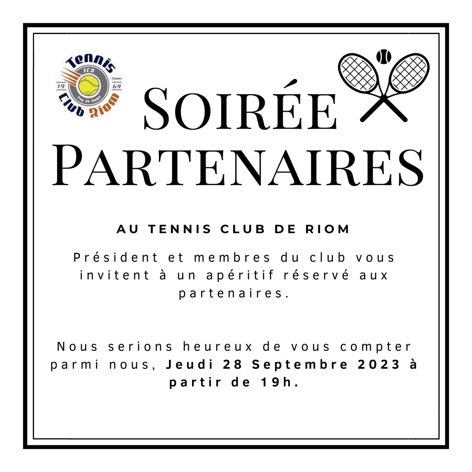 Soirée des partenaires